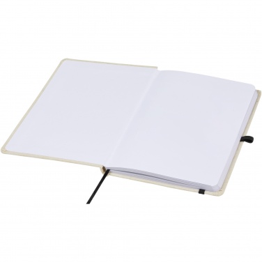 Logo trade corporate gifts picture of: Tutico organic cotton hardcover notebook