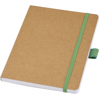 Logo trade business gifts image of: Berk recycled paper notebook