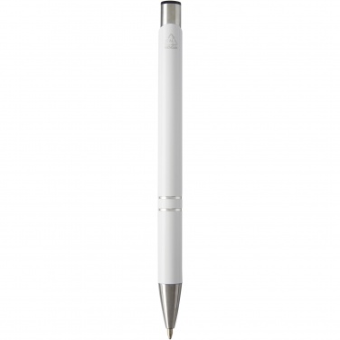 Logo trade promotional giveaways image of: Moneta recycled aluminium ballpoint pen