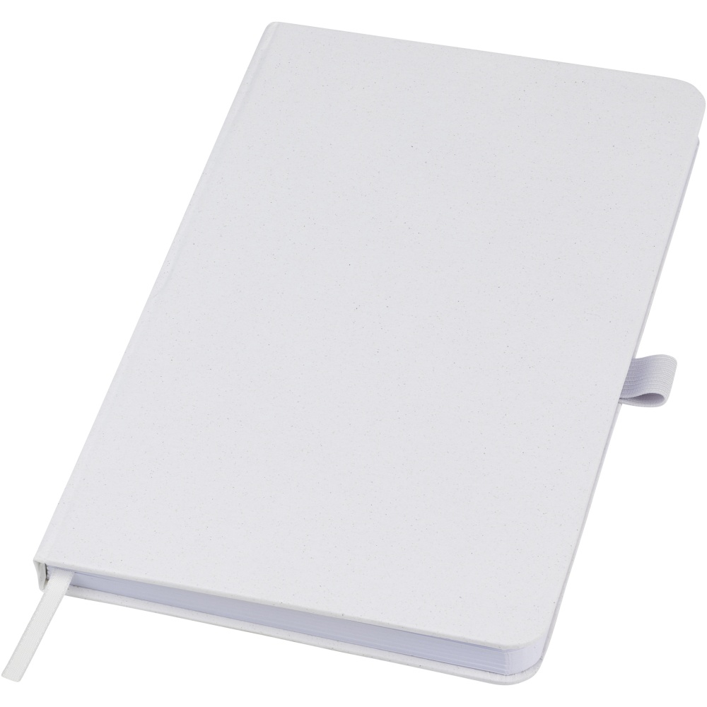 Logo trade promotional items picture of: Fabianna crush paper hard cover notebook