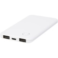 Slender 4000 mAh slim dual power bank, White