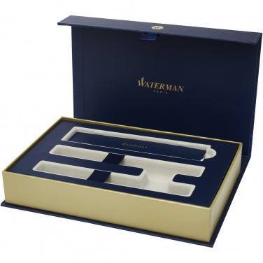 Logo trade advertising products image of: Waterman Allure rollerball and ballpoint pen set 