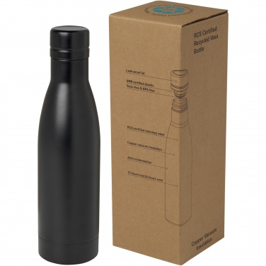 Logo trade promotional item photo of: Vasa 500 ml RCS certified recycled stainless steel copper vacuum insulated bottle