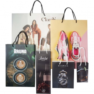 Logo trade promotional giveaways image of: Handmade integra paper bags sample box