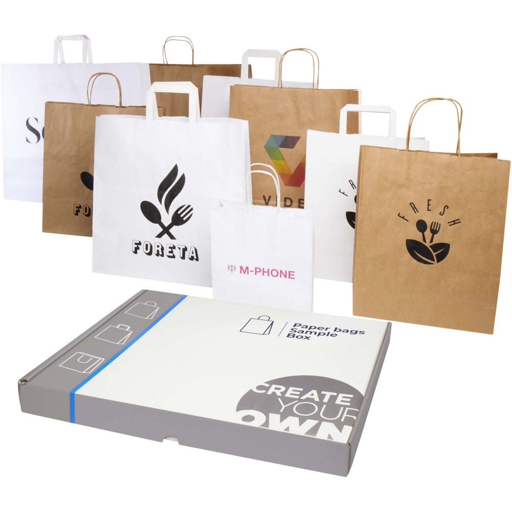 Logo trade promotional product photo of: Kraft paper bags sample box