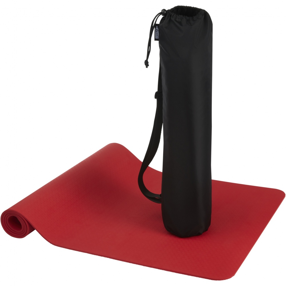 Logo trade business gifts image of: Virabha recycled TPE yoga mat