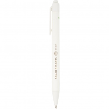 Logo trade promotional product photo of: Chartik monochromatic recycled paper ballpoint pen with matte finish