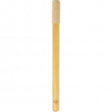 Logo trade promotional giveaways image of: Perie bamboo inkless pen