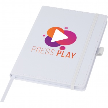 Logo trade promotional product photo of: Thalaasa ocean-bound plastic hardcover notebook