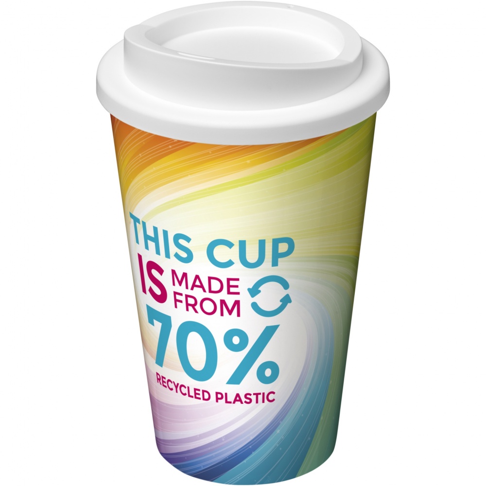 Logo trade promotional giveaway photo of: Brite-Americano® Eco 350 ml insulated tumbler