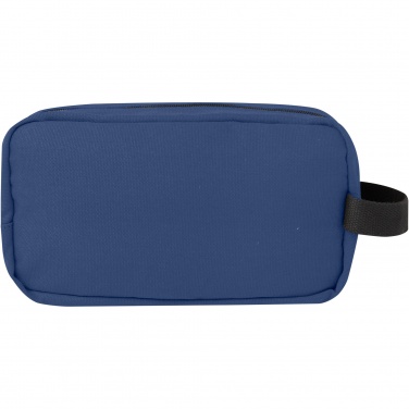 Logo trade promotional giveaway photo of: Joey GRS recycled canvas travel accessory pouch bag 3.5L