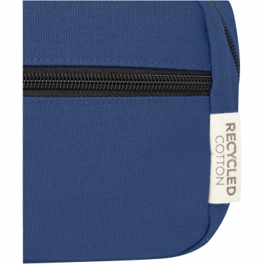 Logo trade promotional merchandise photo of: Joey GRS recycled canvas travel accessory pouch bag 3.5L