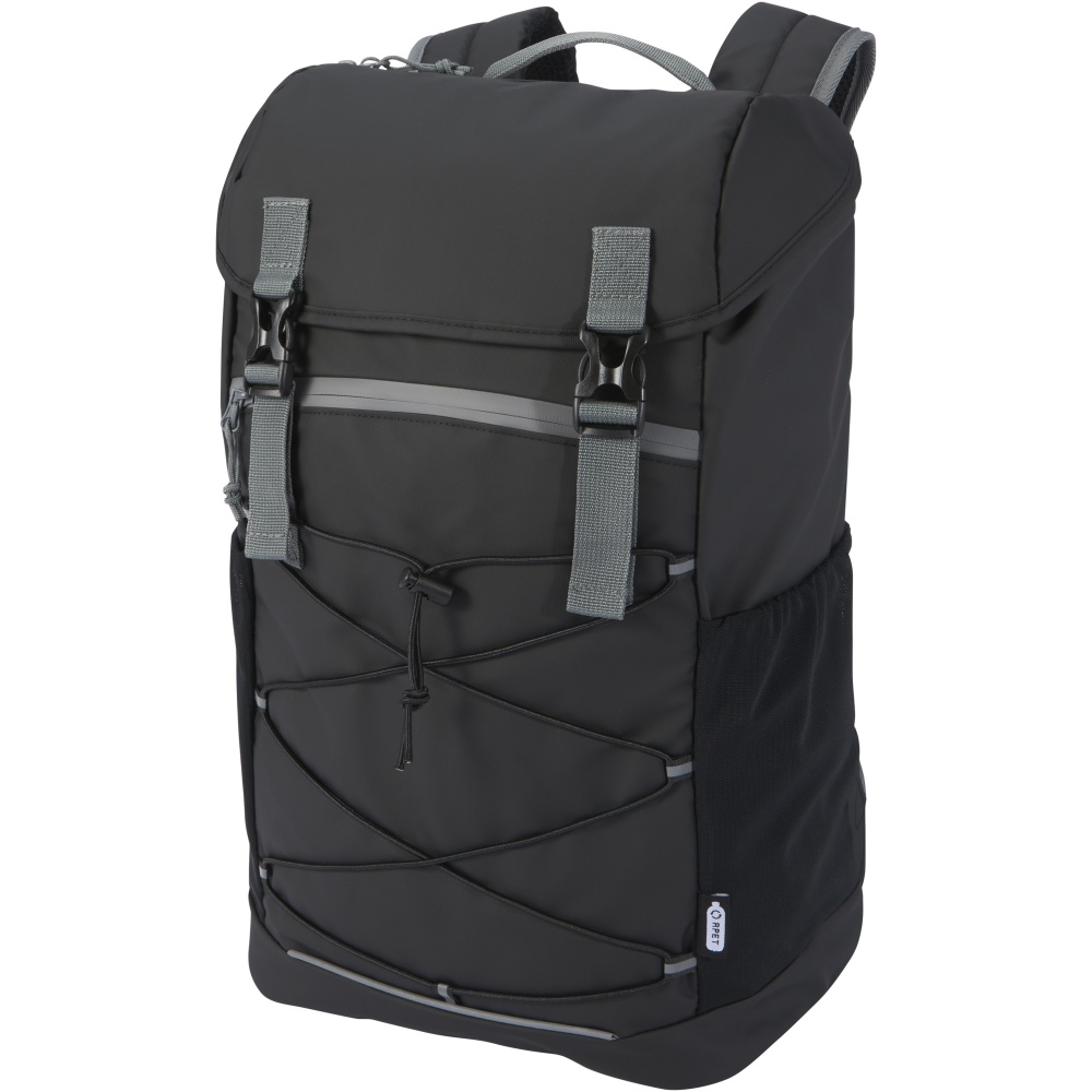 Logotrade promotional merchandise picture of: Aqua 15.6" GRS recycled water resistant laptop backpack 23L