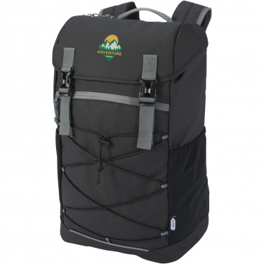 Logotrade promotional product image of: Aqua 15.6" GRS recycled water resistant laptop backpack 23L