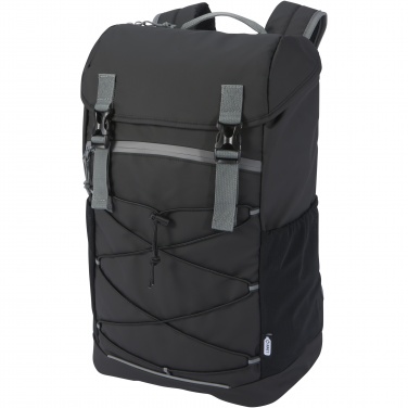 Logotrade promotional giveaway image of: Aqua 15.6" GRS recycled water resistant laptop backpack 23L