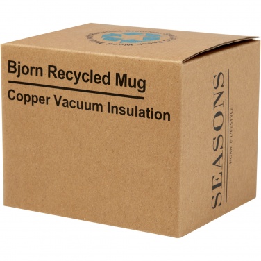 Logotrade promotional giveaways photo of: Bjorn 360 ml RCS certified recycled stainless steel mug with copper vacuum insulation