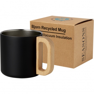 Logotrade promotional merchandise image of: Bjorn 360 ml RCS certified recycled stainless steel mug with copper vacuum insulation