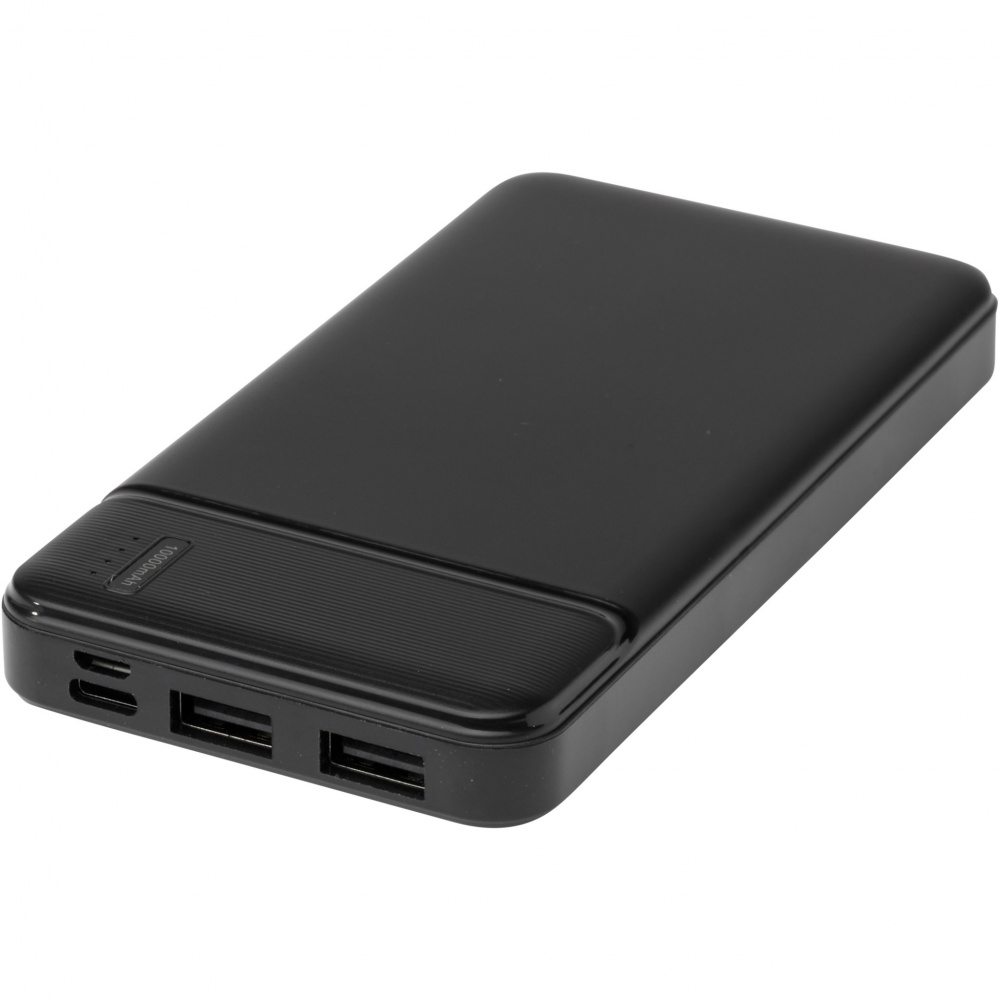 Logo trade promotional items image of: Loop 10.000 mAh recycled plastic power bank 