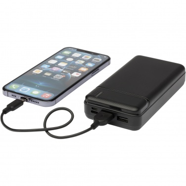 Logotrade promotional product image of: Loop 20.000 mAh recycled plastic power bank 