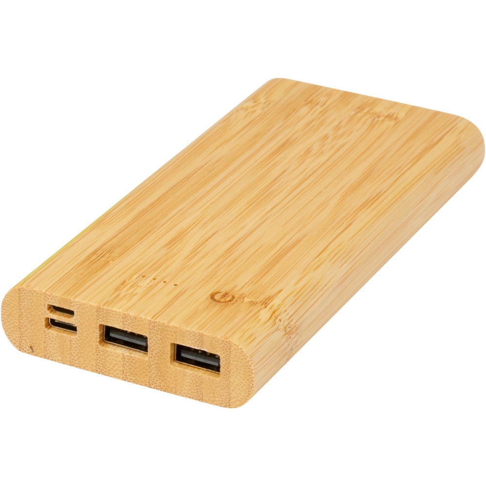 Logotrade promotional giveaway picture of: Tulda 10.000 mAh bamboo power bank