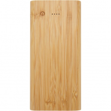 Logo trade promotional gift photo of: Tulda 10.000 mAh bamboo power bank