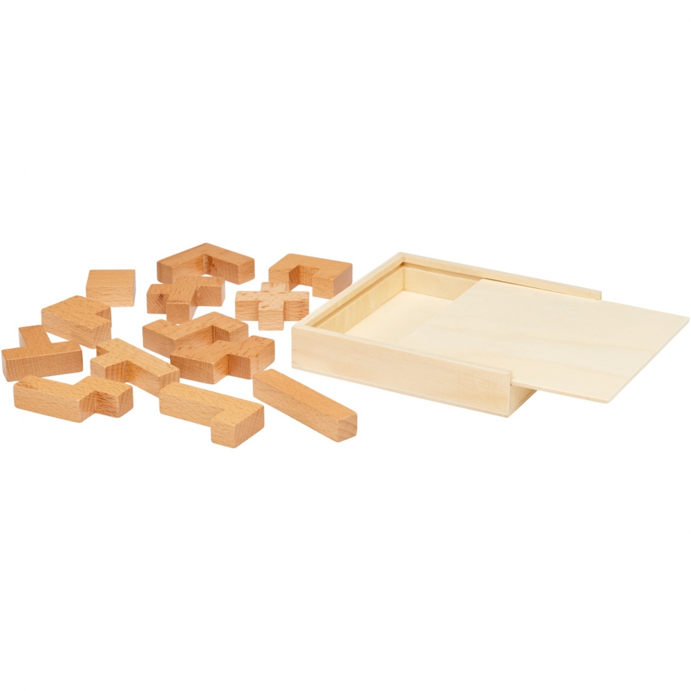 Logotrade promotional product picture of: Bark wooden puzzle