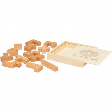 Logo trade advertising products picture of: Bark wooden puzzle