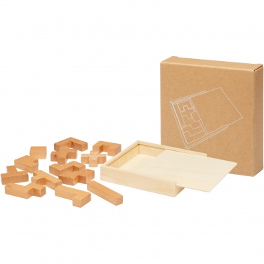 Logo trade promotional products picture of: Bark wooden puzzle