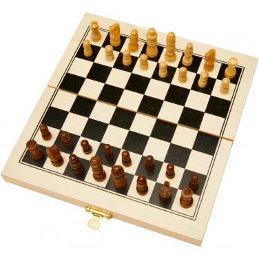 Logo trade corporate gifts picture of: King wooden chess set