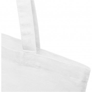 Logo trade corporate gift photo of: Madras 140 g/m2 GRS recycled cotton tote bag 7L