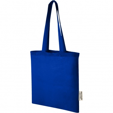 Logotrade promotional giveaway picture of: Madras 140 g/m2 GRS recycled cotton tote bag 7L