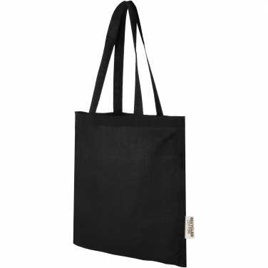 Logo trade promotional gifts picture of: Madras 140 g/m2 GRS recycled cotton tote bag 7L