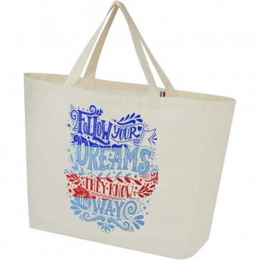 Logo trade promotional gift photo of: Cannes 200 g/m2 recycled shopper tote bag 10L