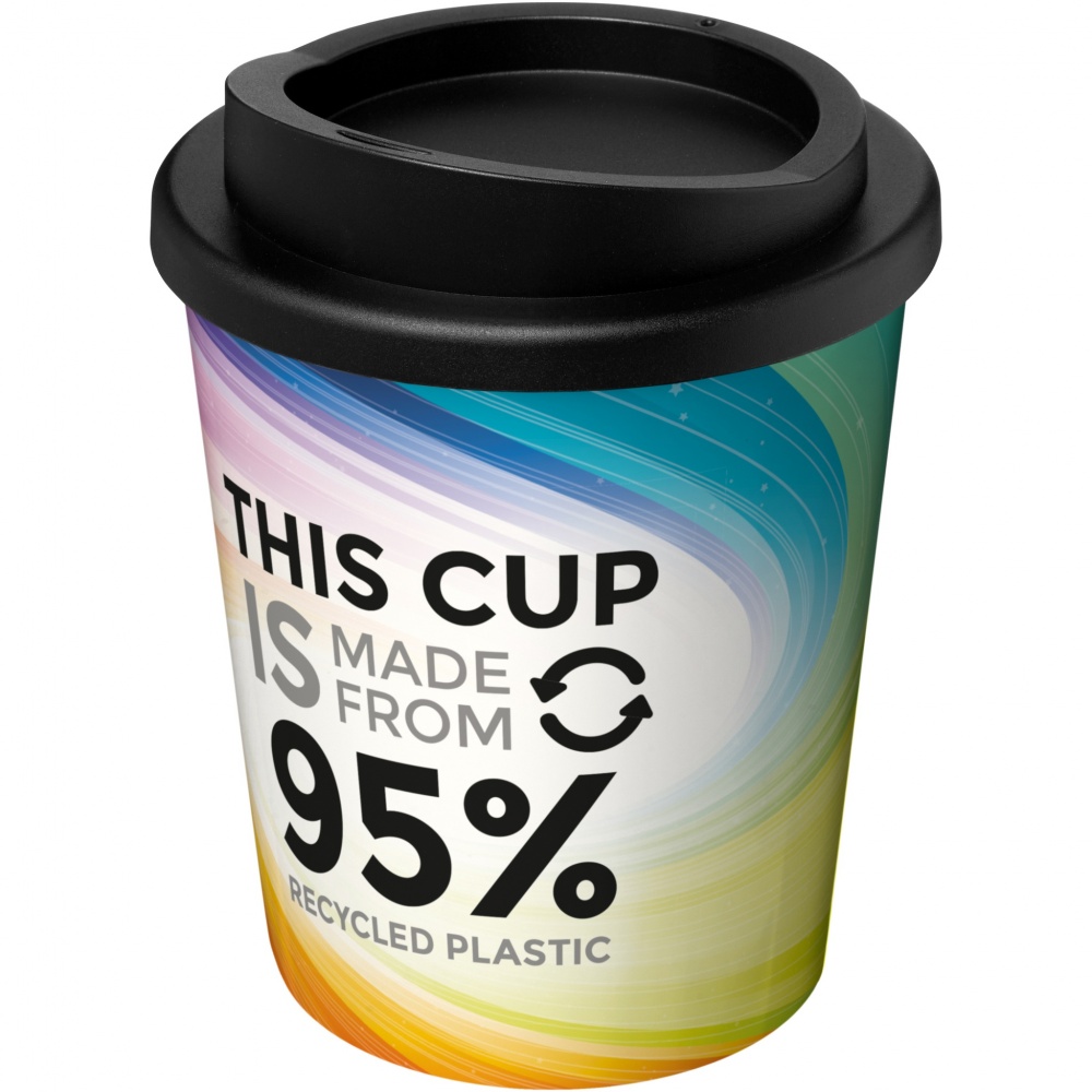 Logo trade promotional giveaways picture of: Brite-Americano® Espresso Recycled 250 ml insulated tumbler