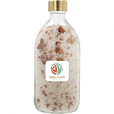 Logo trade promotional merchandise image of: Wellmark Just Relax 500 ml bath salt - roses fragrance