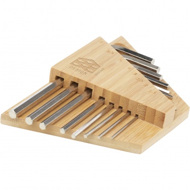 Logotrade advertising product image of: Allen bamboo hex key tool set