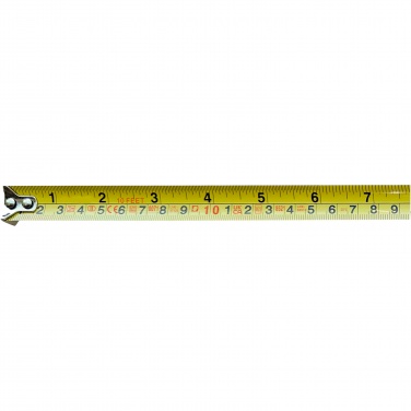 Logotrade promotional item image of: Rule 5-metre RCS recycled plastic measuring tape