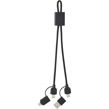 Logotrade promotional merchandise image of: Connect 6-in-1 RCS recycled aluminium 45W quick charge & data transfer cable