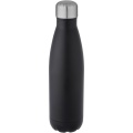 Cove 500 ml RCS certified recycled stainless steel vacuum insulated bottle , Solid black