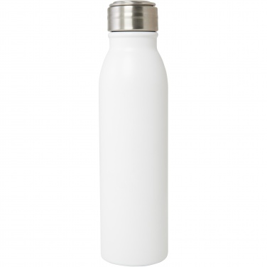 Logotrade promotional giveaway image of: Harper 700 ml RCS certified stainless steel water bottle with metal loop