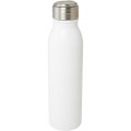 Harper 700 ml RCS certified stainless steel water bottle with metal loop, White