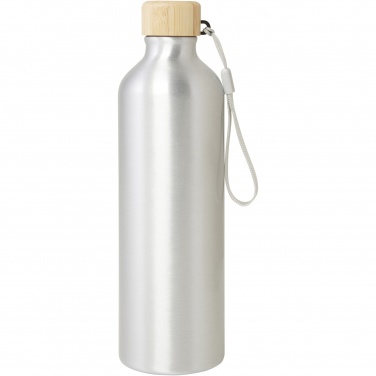 Logo trade promotional merchandise photo of: Malpeza 770 ml RCS certified recycled aluminium water bottle