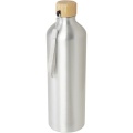 Malpeza 1000 ml RCS certified recycled aluminium water bottle, Silver