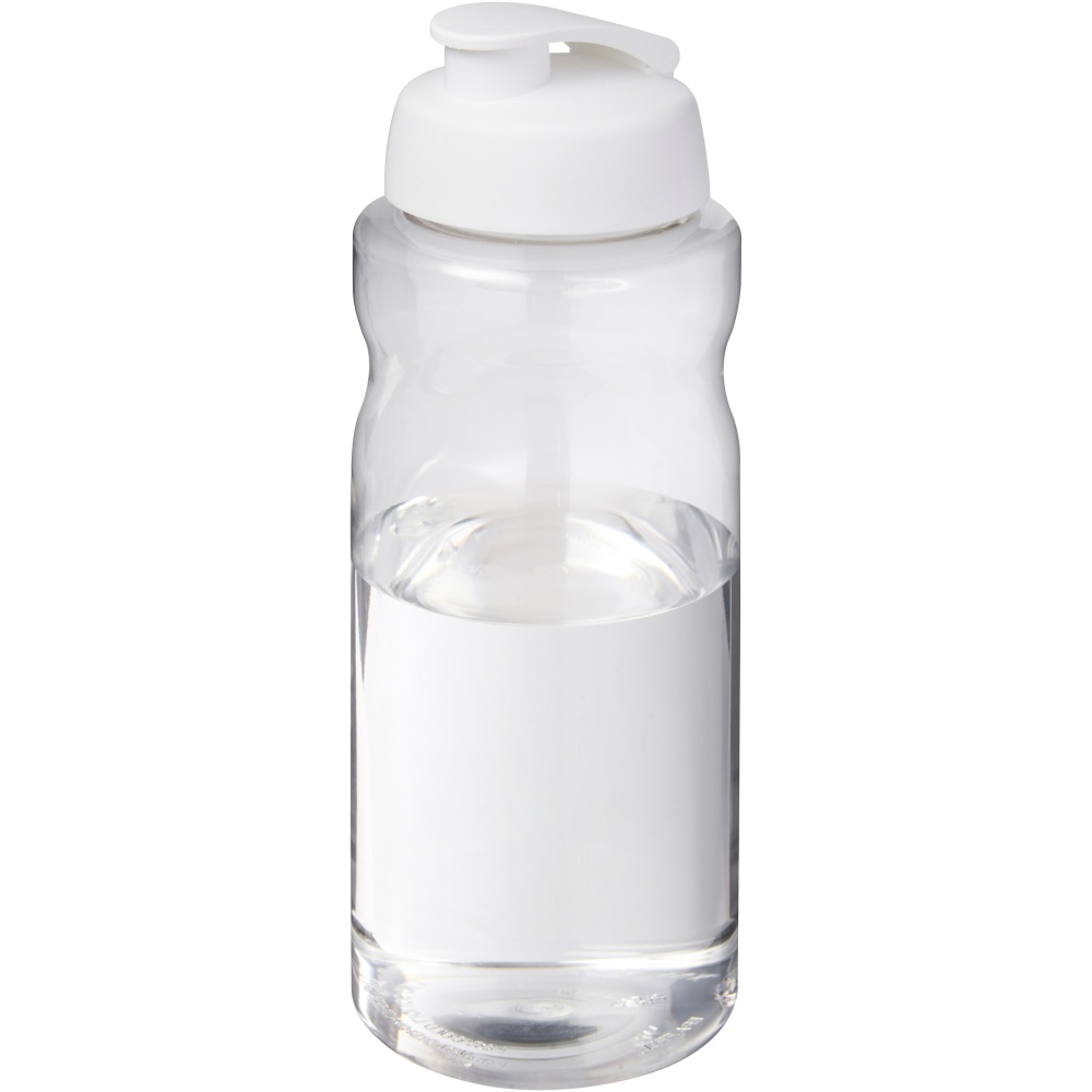 Logo trade corporate gifts image of: H2O Active® Big Base 1 litre flip lid sport bottle