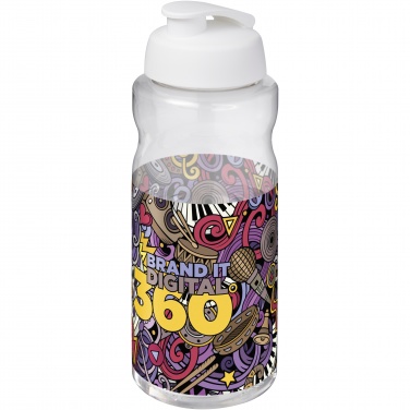 Logo trade business gift photo of: H2O Active® Big Base 1 litre flip lid sport bottle