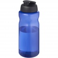 H2O Active® Eco Big Base 1 litre flip lid sport bottle, Blue / Solid black