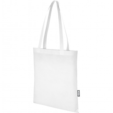 Logotrade promotional item image of: Zeus GRS recycled non-woven convention tote bag 6L