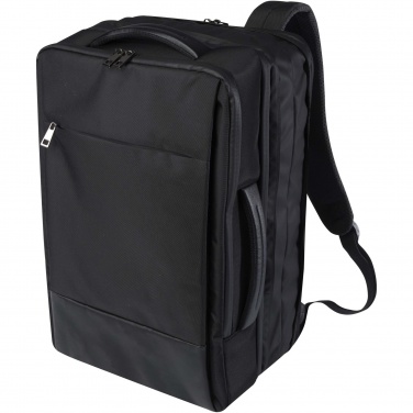 Logotrade promotional item image of: Expedition Pro 17" GRS recycled expandable laptop backpack 35L