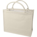 Page 500 g/m² Aware™ recycled book tote bag, Oatmeal