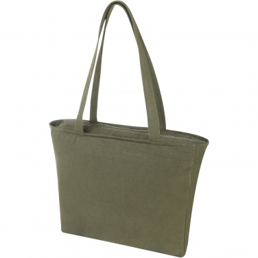 Logo trade promotional merchandise photo of: Weekender 500 g/m² Aware™ recycled tote bag